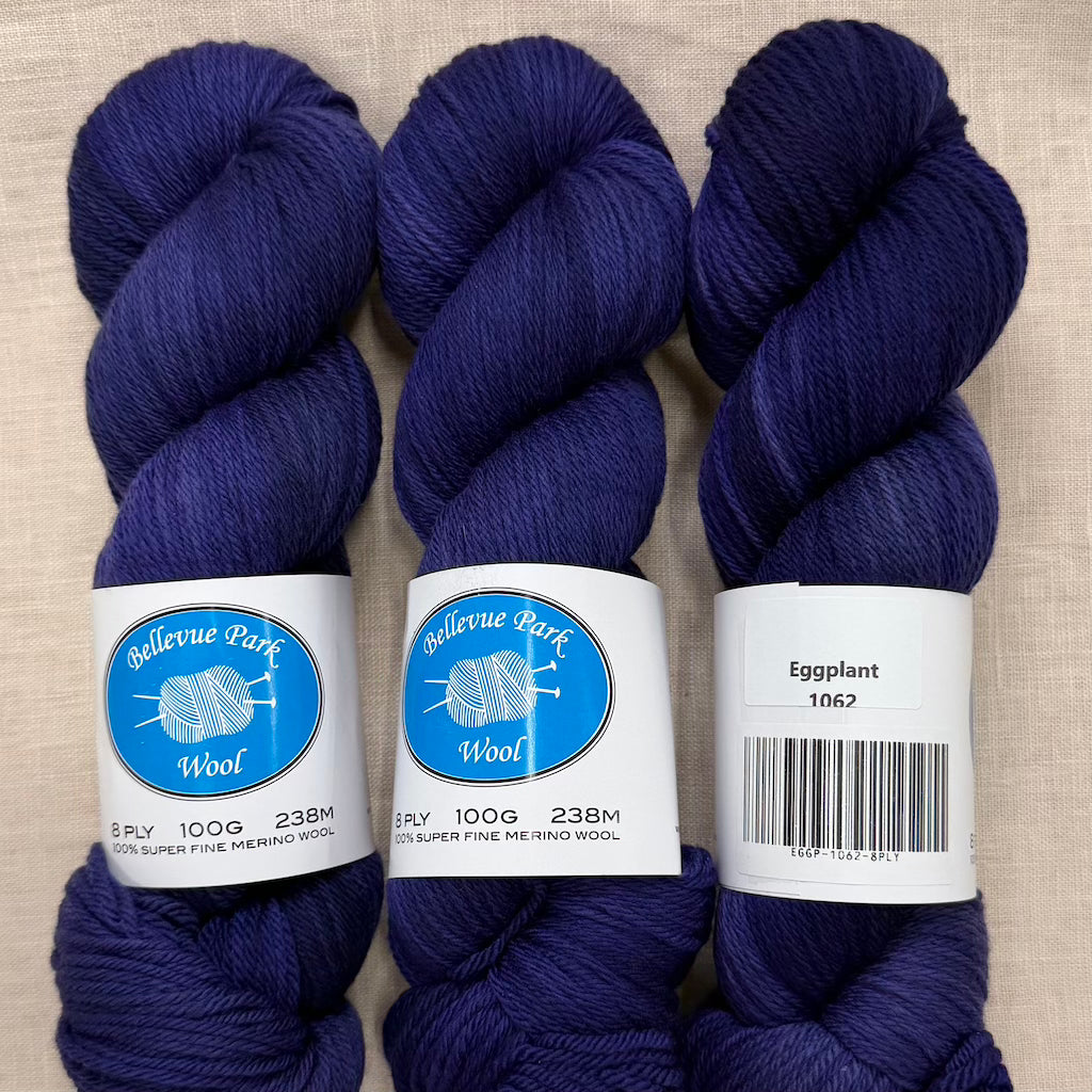 Bellevue Park 100% NSW Merino - 8 ply