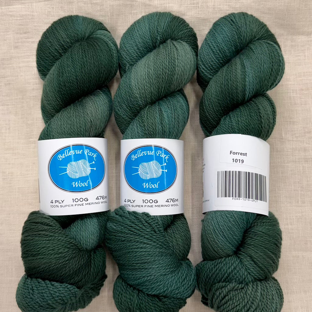 Bellevue Park 100% NSW Merino - 4 ply