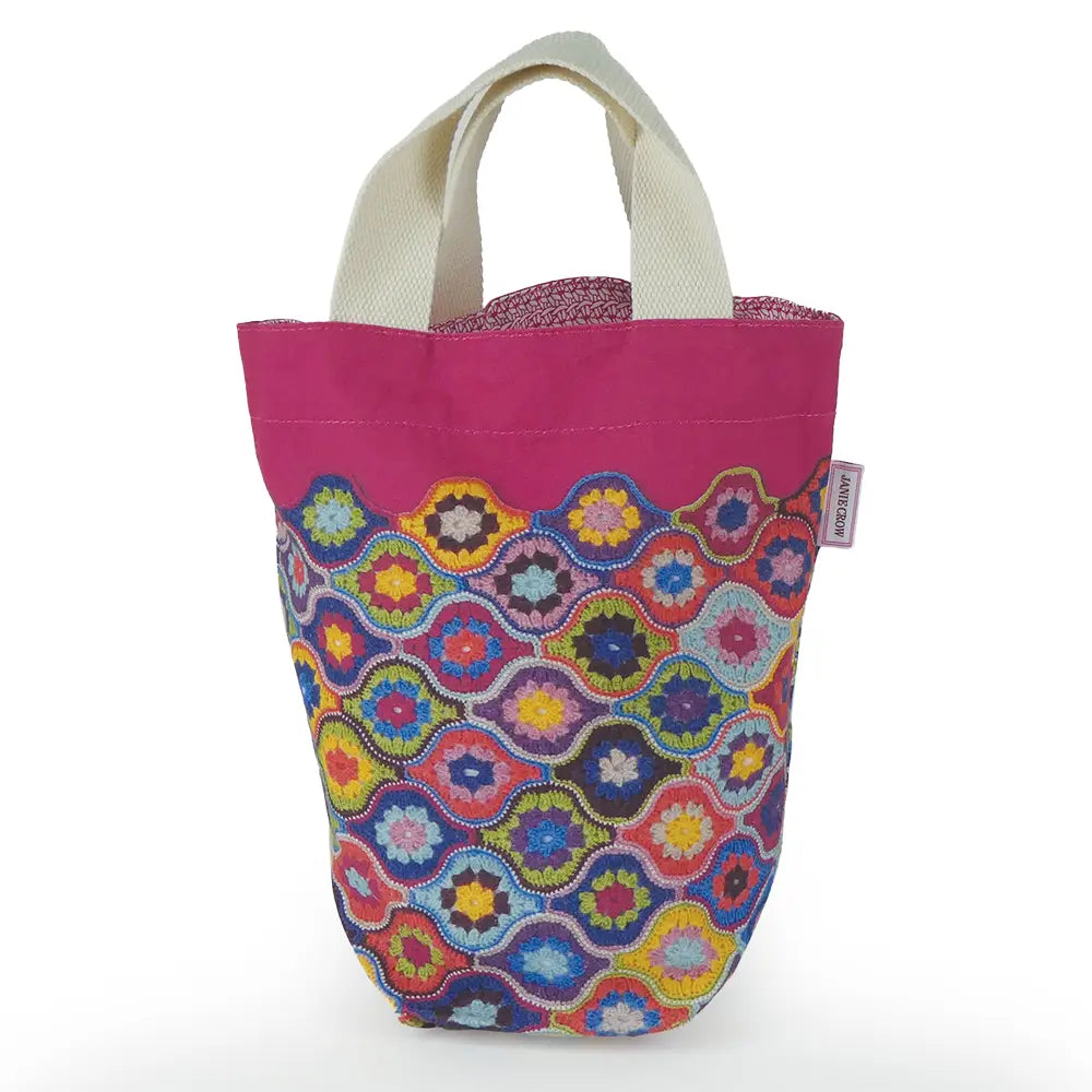 Emma Ball Small Bucket Project Bag | Knitting Bag