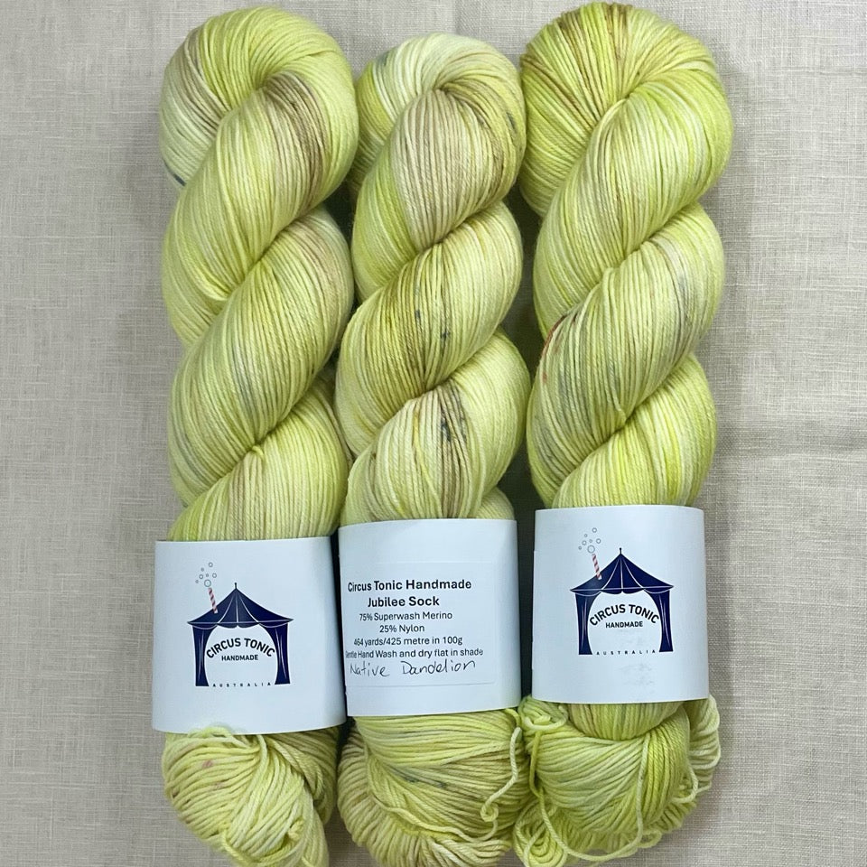 Circus Tonic Handmade Jubilee Sock Summer Collection