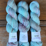 NNK Hand-Dyed Yarn - Merino Silk Cashmere Yarn - 4 ply Fingering