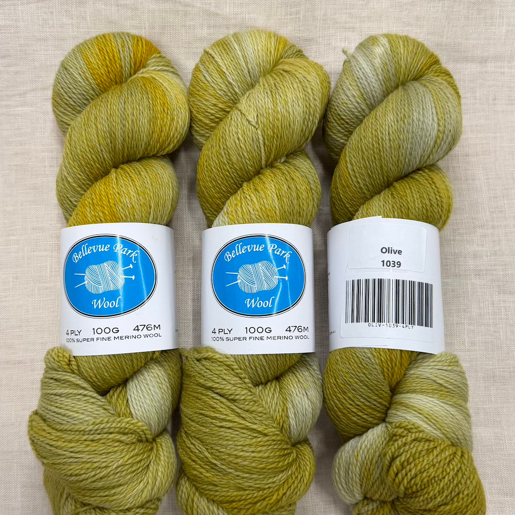 Bellevue Park 100% NSW Merino - 4 ply