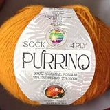 Purrino - NZ Possum & Merino 4 ply Sock Yarn