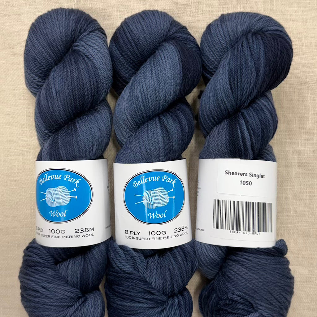 Bellevue Park 100% NSW Merino - 8 ply
