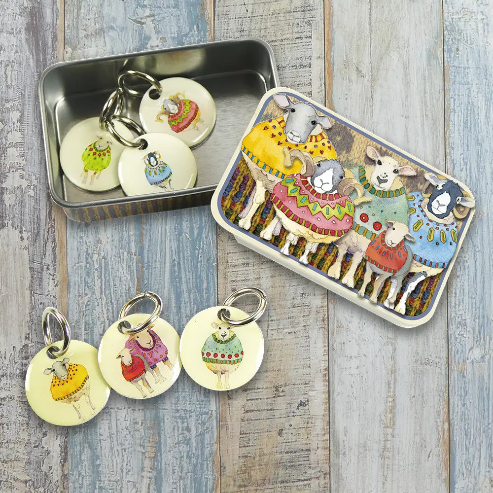 Emma Ball Pocket Tins with Stitch Markers