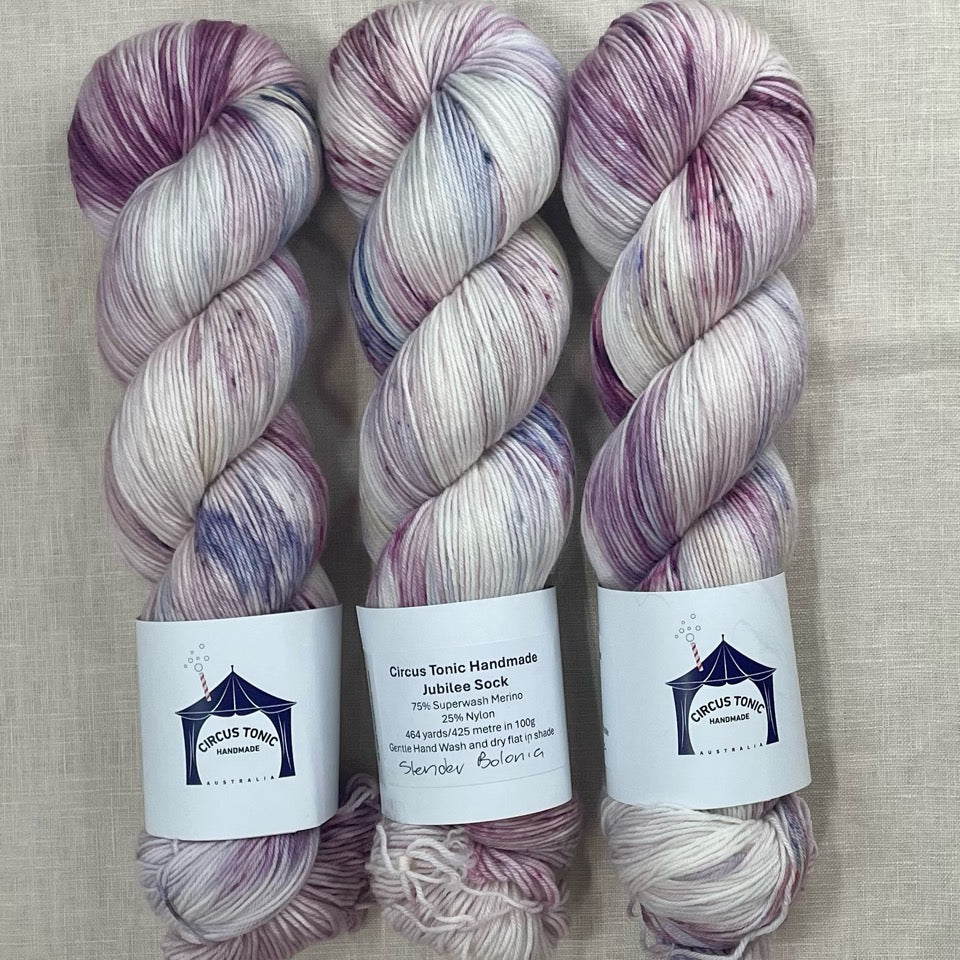 Circus Tonic Handmade Jubilee Sock Summer Collection