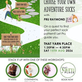 Choose Your Own Adventure Socks – Dear Pru Workshop 2 | New Dates Added
