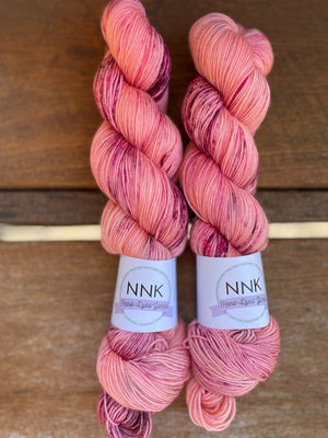 Sweet Pea - NNK Fingering weight 4 ply Merino Silk Cashmere.  Perfect for garments, accessories, shawls, wraps, scarves. Knitting and crochet.  Learn to knit and learn to crochet with this luxury yarn.