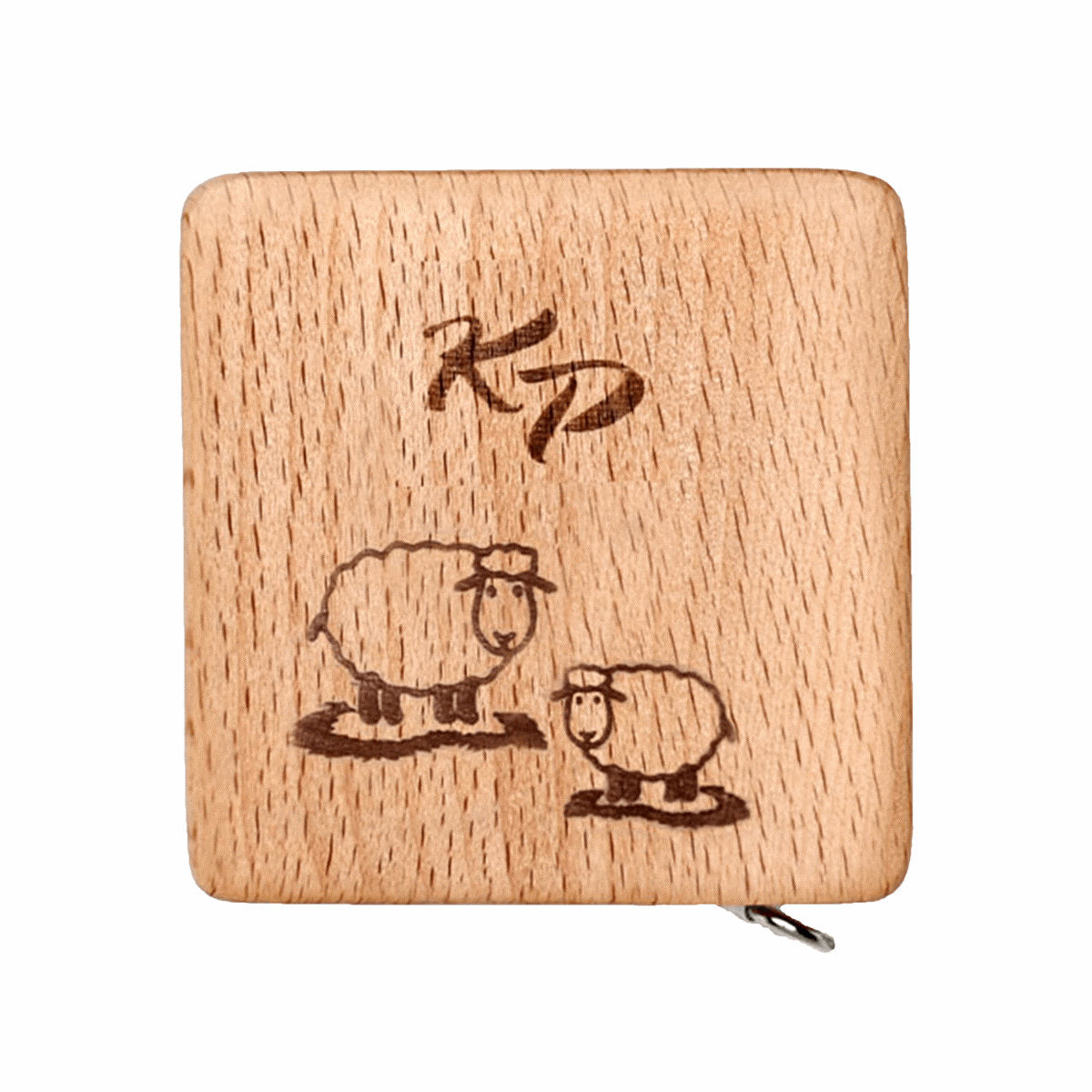 KnitPro Wooden Retractable Tape Measure
