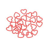 KnitPro Amour Metal Heart shaped Stitch Markers