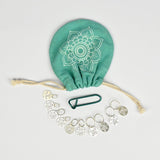KnitPro Mindful Collection - Silver Chakra Stitch Markers
