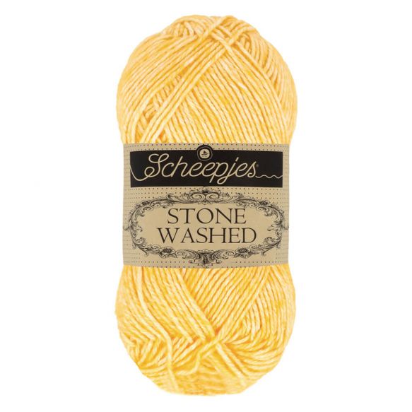 Scheepjes Stonewashed cotton acrylic blend yarn in 833 Beryl. Available online or in store at Samford Valley yarn shop. Yarn suitable for crochet and knitting patterns. Sport weight yarn in a range of colours. Learn to knit or crochet with us. Make garments, baby blankets, amigurumi, mosaic crochet with Scheepjes Stone Washed. Perfect yarn for Mobius Girl Marguerite blanket and Attic 24 ripple blanket.