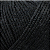 Enjoy Bellissimo Lucca Merino Wool and Cotton yarn. Available online or in store at Samford Valley, Brisbane yarn shop. Yarn suitable for crochet and knitting patterns. 8 ply DK yarn in a range of colours. Learn to knit, learn to crochet with this yarn. Knit or crochet garments, fashion accessories, blankets, scarves, baby and kids wear with Lucca 509 Black.