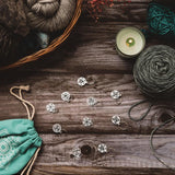 KnitPro Mindful Collection - Silver Chakra Stitch Markers