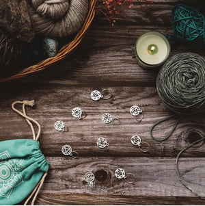 Knit Pro Mindful Collection - Silver Chakra Stitch Markers
