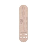 Sock Ruler and Needle Gauge