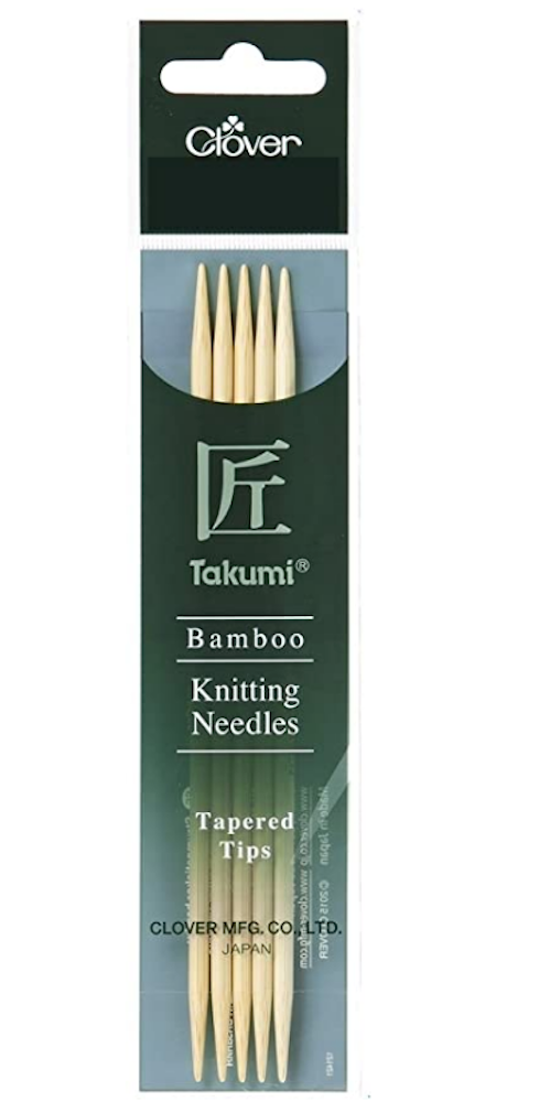 Clover Bamboo Double Point Knitting Needles