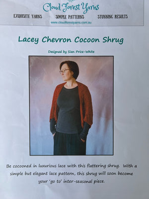 Cloud Forest Yarns - Pattern - Lacey Shrug