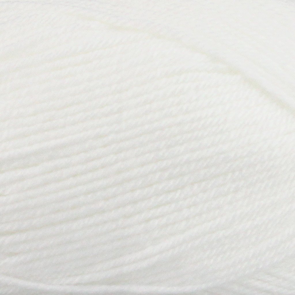 Fiddlesticks Superb 8 Yarn in white 70001 – 100% acrylic, non-pilling, DK weight