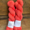 Cute in Coral - NNK Fingering weight 4 ply Merino Silk Cashmere.  Perfect for garments, accessories, shawls, wraps, scarves. Knitting and crochet.  Learn to knit and learn to crochet with this luxury yarn. Hand dyed in Brisbane Australia by an independent dyer.