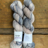 Musings - NNK Fingering weight 4 ply Merino Silk Cashmere.  Perfect for garments, accessories, shawls, wraps, scarves. Knitting and crochet.  Learn to knit and learn to crochet with this luxury yarn.