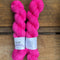 Pinkilicious NNK Fingering weight 4 ply Merino Silk Cashmere.  Perfect for garments, accessories, shawls, wraps, scarves. Knitting and crochet.  Learn to knit and learn to crochet with this luxury yarn.